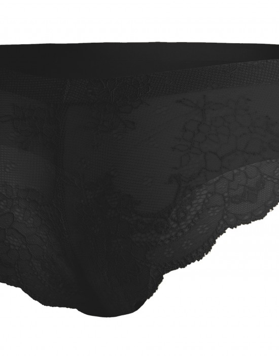 Безшевни бикини в черен цвят Tanga - Sabrina.bg