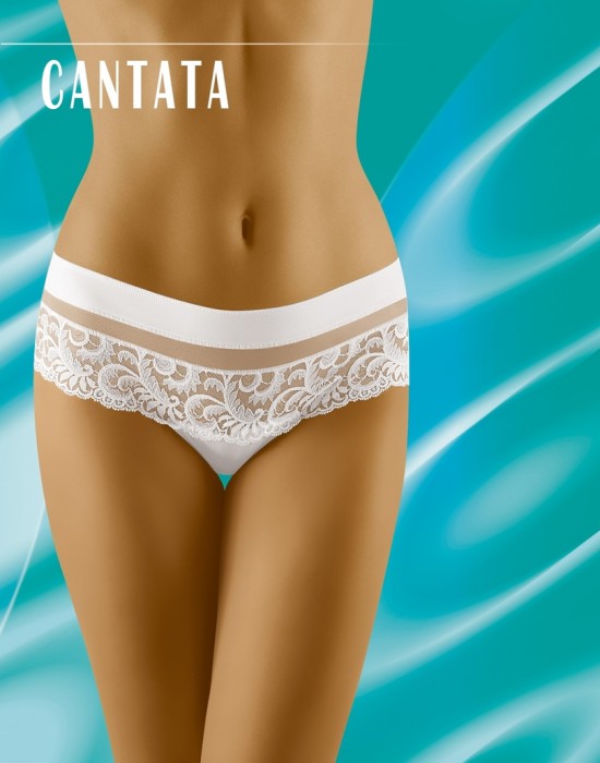 Дантелени бикини в бежово Cantata - Sabrina.bg