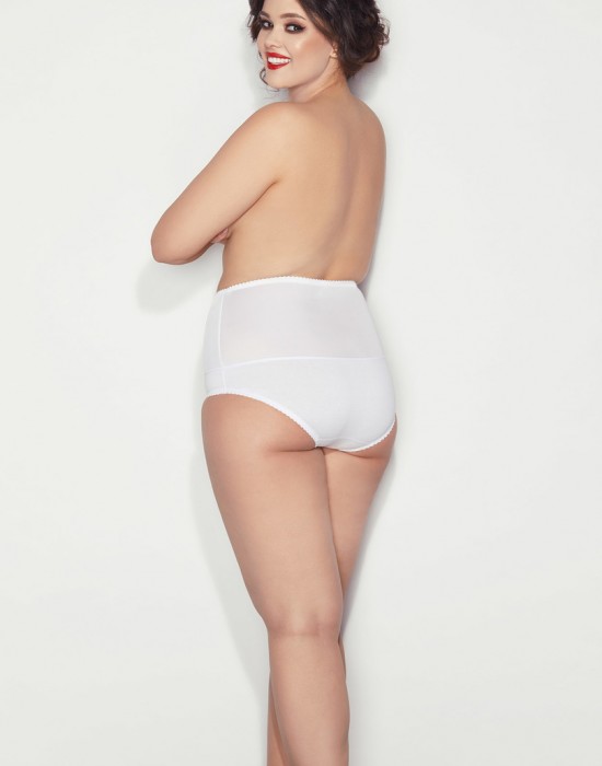 Моделиращи макси бикини в бяло Iga 6XL-9XL - Sabrina.bg