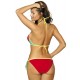 Бански костюм от две части Brooke в цвят бордо M-462 (1) - Sabrina.bg