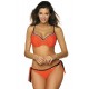 Бански костюм от две части в оранжево Camilla M-489-6 - Sabrina.bg