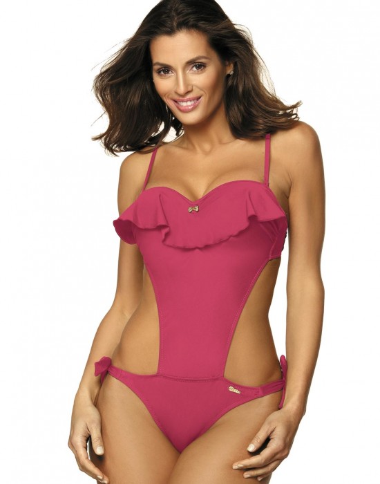 Цял бански костюм в розово Carmen M-468-6 - Sabrina.bg