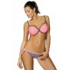 Бански костюм от две части в розово Cindy M-454-1 - Sabrina.bg