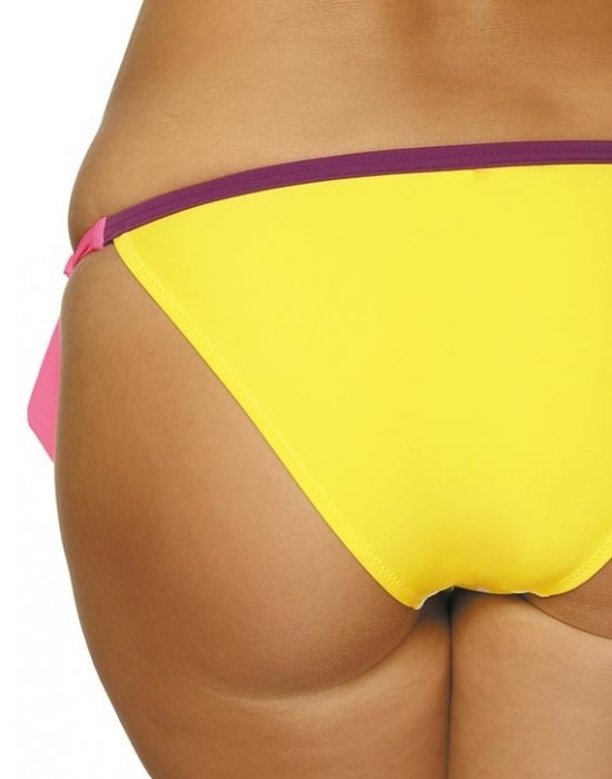 Бански костюм от две части в жълт цвят Iris M-450 (4) - Sabrina.bg