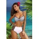 Бански костюм от две части в бяло Martha M-477-2 - Sabrina.bg