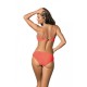 Бански костюм от две части в оранжево Melinda M-395-3 - Sabrina.bg
