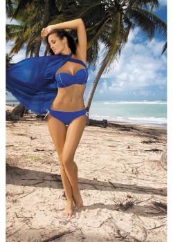 Бански костюм от две части в синьо Naomi M-245-260
