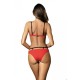 Бански костюм от две части в оранжево Nathalie M-391-8 - Sabrina.bg