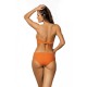 Бански костюм от две части в оранжево Salma M-254-56 - Sabrina.bg