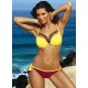 Бански костюм от две части в жълто Virginia M-456-2 - Sabrina.bg