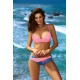 Бански костюм от две части в розово Yasmine M-493-6 - Sabrina.bg