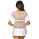 Плажна туника в бяло Claire M-460-1 - Sabrina.bg
