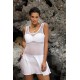 Плажна туника в бяло Ines M-387-2 - Sabrina.bg