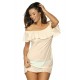 Плажна туника в цвят екрю Juliet M-461-3 - Sabrina.bg