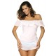 Плажна туника в бяло Juliet M-461-1 - Sabrina.bg