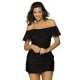 Плажна туника в черно Juliet M-461-7 - Sabrina.bg