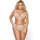 Бежов сутиен с меки чашки за голям бюст Luisse K441 - Sabrina.bg