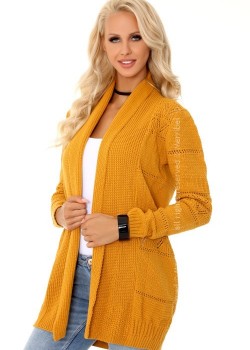 Дамска жилетка в цвят горчица Mariella