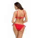 Бански костюм  от две части в червен цвят Penny M-540-2 - Sabrina.bg