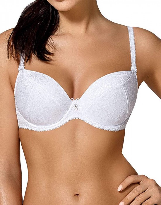 Бял сутиен с повдигащ ефект AV 1742 - Sabrina.bg