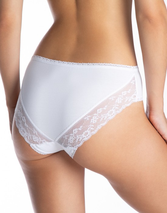 Класически бели бикини в пакет от 2 броя-400 - Sabrina.bg