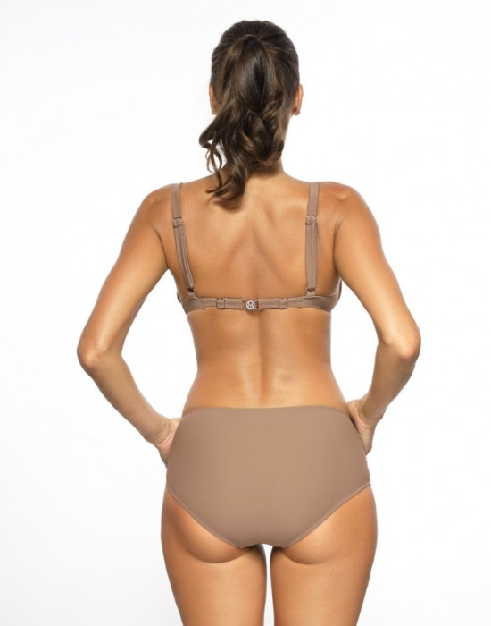 Бански от две части в цвят капучино Kornelia M-632-12 - Sabrina.bg