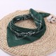 Кърпа за глава бандана Bandana в тъмнозелен цвят - Sabrina.bg