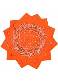 Кърпа за глава бандана Bandana в оранжево