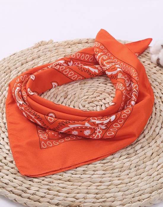 Кърпа за глава бандана Bandana в оранжево - Sabrina.bg