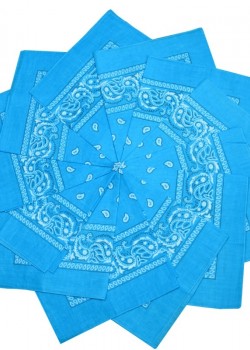 Кърпа за глава бандана Bandana в цвят тюркоаз