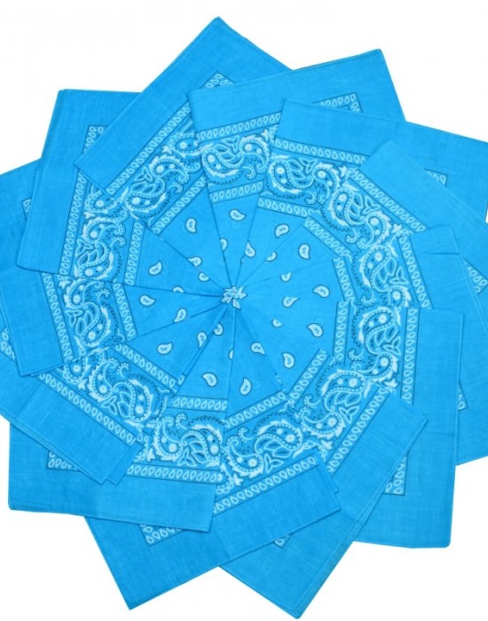 Кърпа за глава бандана Bandana в цвят тюркоаз - Sabrina.bg
