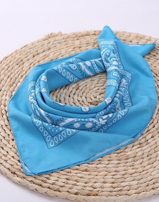 Кърпа за глава бандана Bandana в цвят тюркоаз - Sabrina.bg