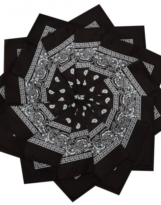 Кърпа за глава бандана Bandana в черно - Sabrina.bg