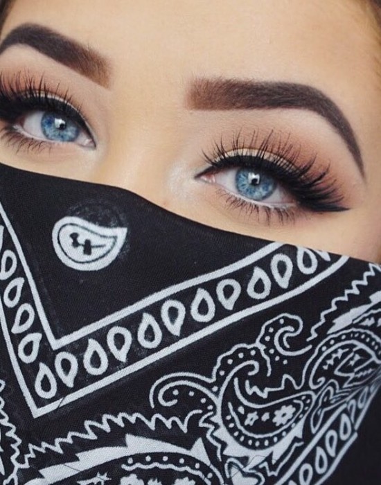 Кърпа за глава бандана Bandana в черно - Sabrina.bg