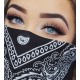 Кърпа за глава бандана Bandana в черно - Sabrina.bg