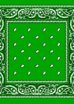 Кърпа за глава бандана Bandana в светлозелено