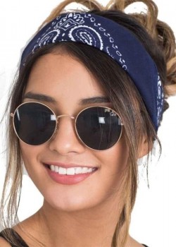 Кърпа за глава бандана Bandana в тъмносиньо