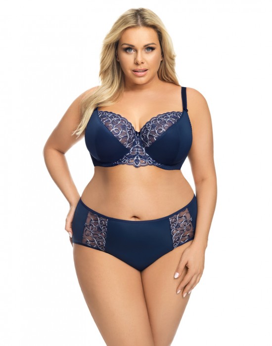 Макси бикини в тъмносин цвят K561 - Sabrina.bg