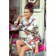 Цветна рокля 282-1 - Sabrina.bg