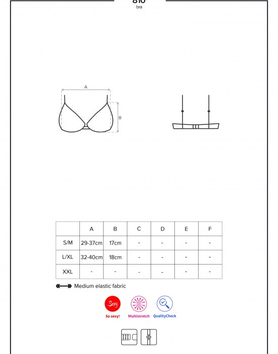 Бял дантелен сутиен 810-BRA-2 - Sabrina.bg