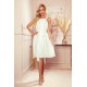 Ефирна рокля в цвят екрю 350-1 - Sabrina.bg