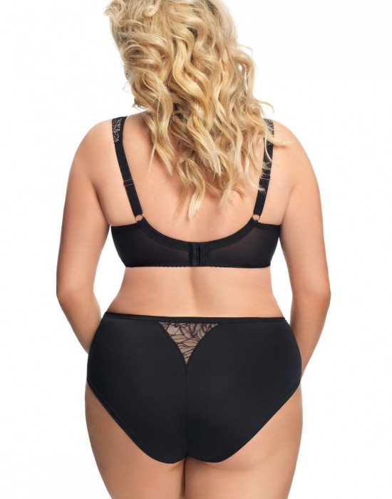 Бикини с тюл в черен цвят VENEZIA K639 - Sabrina.bg