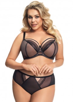 Макси бикини с дантела в черен цвят MARTYNIKA K672