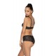 Сутиен с полуподплатени чашки в черен цвят LOU M-3343/22 - Sabrina.bg