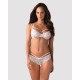 Секси комплект в бял цвят 860-SET-2 - Sabrina.bg