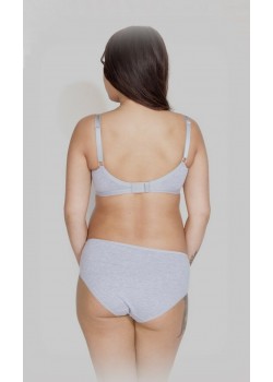 Бикини за бременни в сив цвят MAMA PANTY