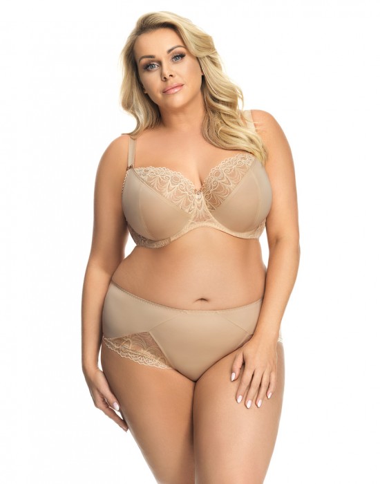 Бикини с висока талия в бежов цвят K426/1 CASABLANCA - Sabrina.bg