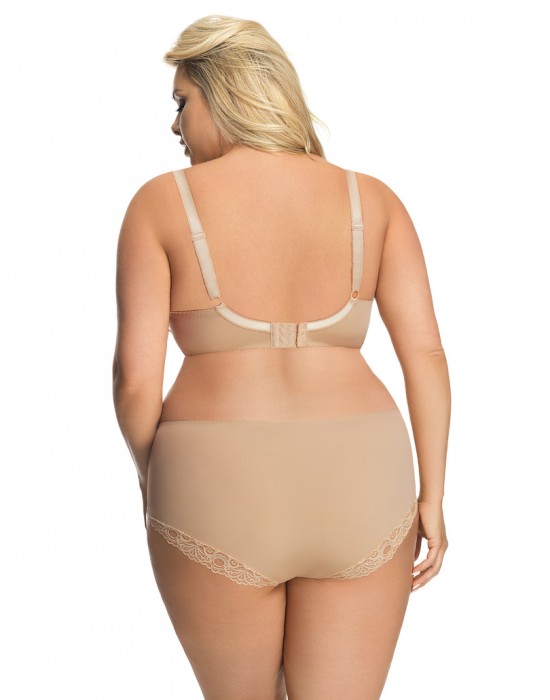 Бикини с висока талия в бежов цвят K426/1 CASABLANCA - Sabrina.bg