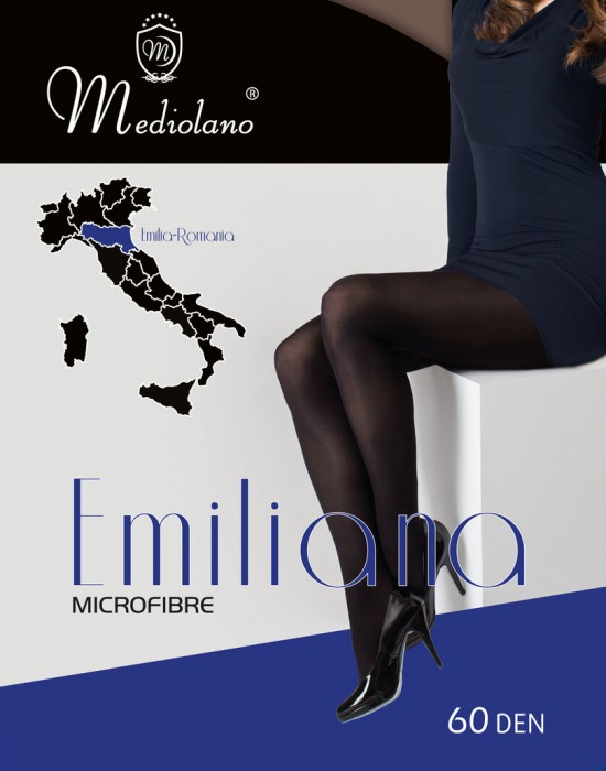 Микрофибърни чорапогащи в черен цвят EMILIANA 60 DEN NERO - Sabrina.bg