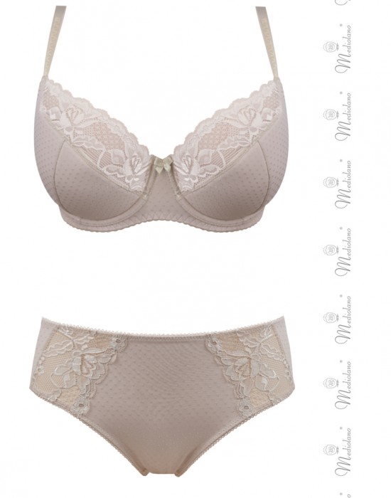 Полуподплатен сутиен в бежов цвят DITA 11058 - Sabrina.bg